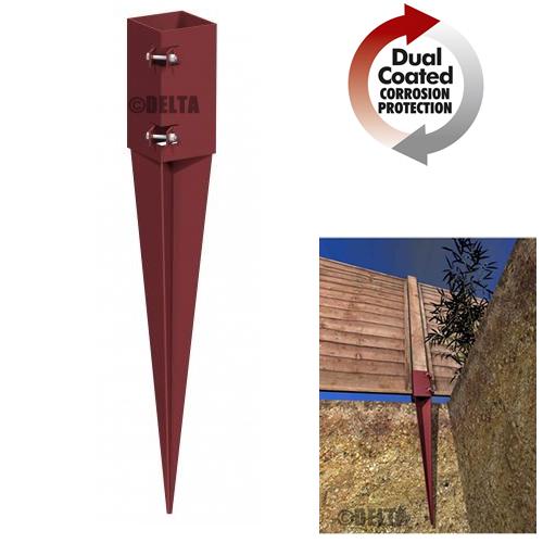 Metal Fence Post Repair Spike by Scaffolding Direct