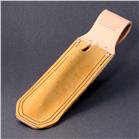 Scaffolders Spirit Level Pouch - Frog - Tan Leather.