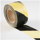Barrier Safety Tape - Black & Yellow (non-sticky)