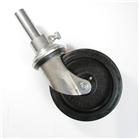 Scaffolding Castor - 8 Inch Spigot Type - Rubber - British Made.