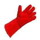 Gauntlet Style Leather Work Glove - Red (XL) Pack of 12 pairs