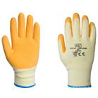 Topaz Latex Palm Coated Orange Gloves (XL - 12 Pack)