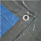 5.4m x 7.0m Contractor Tarpaulin, Blue & Green.